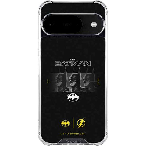 DC Comics The Flash Movie: I am Batman Past to Future Google Pixel 10 Clear Case